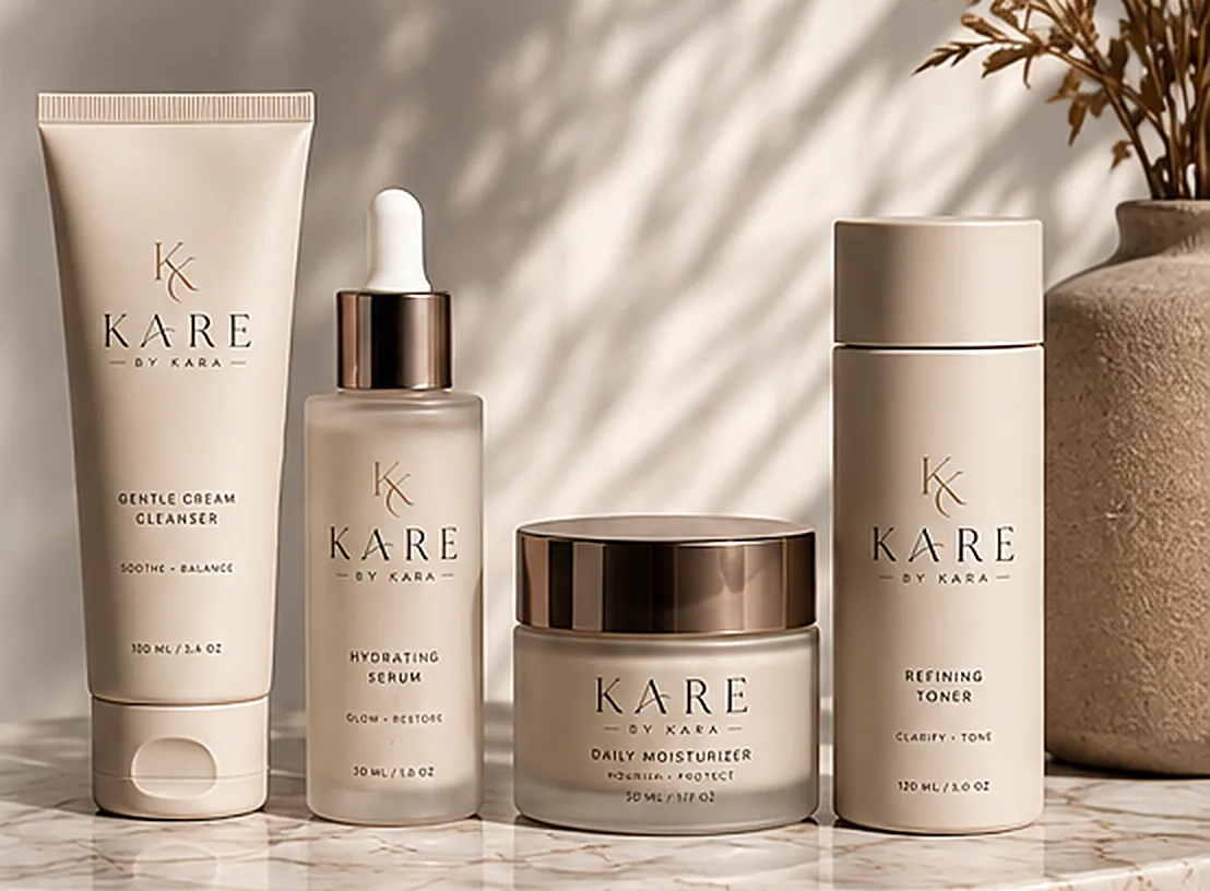KARE by KARA skincare collection — coming soon